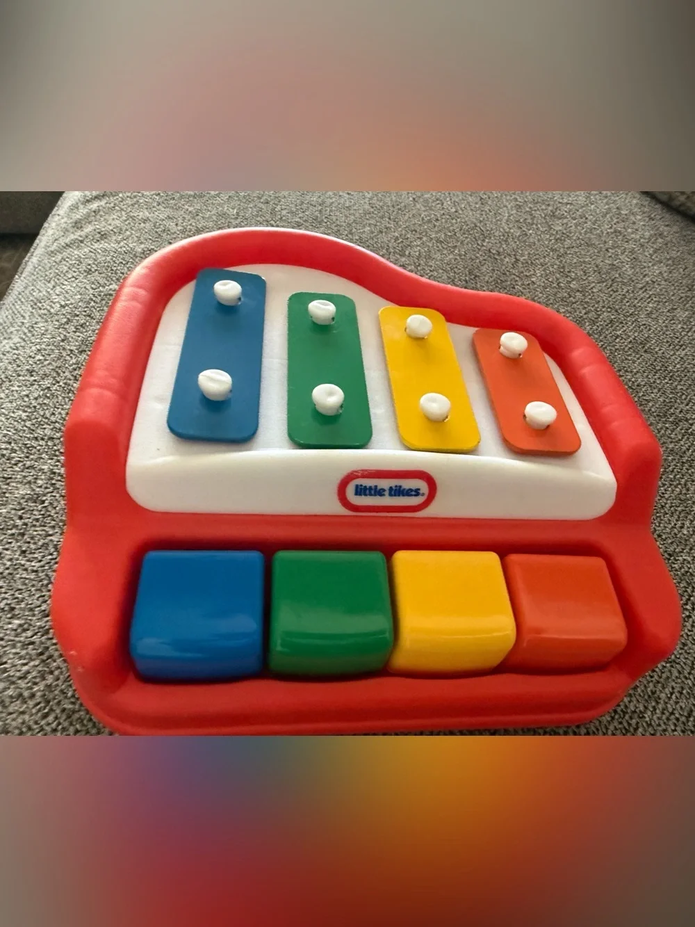 Fisher-Price Bright Red, Blue, Yellow & Green Musical Learning Toy Set
